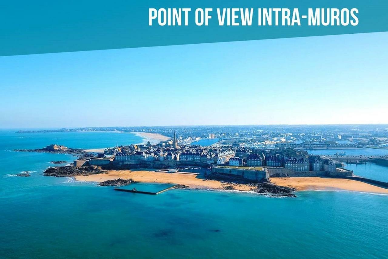 Appartement Saint Malo Vue Sur Mer Et Sur Intra Muros, Ferry, Plage Et Commerces A 50 M 외부 사진